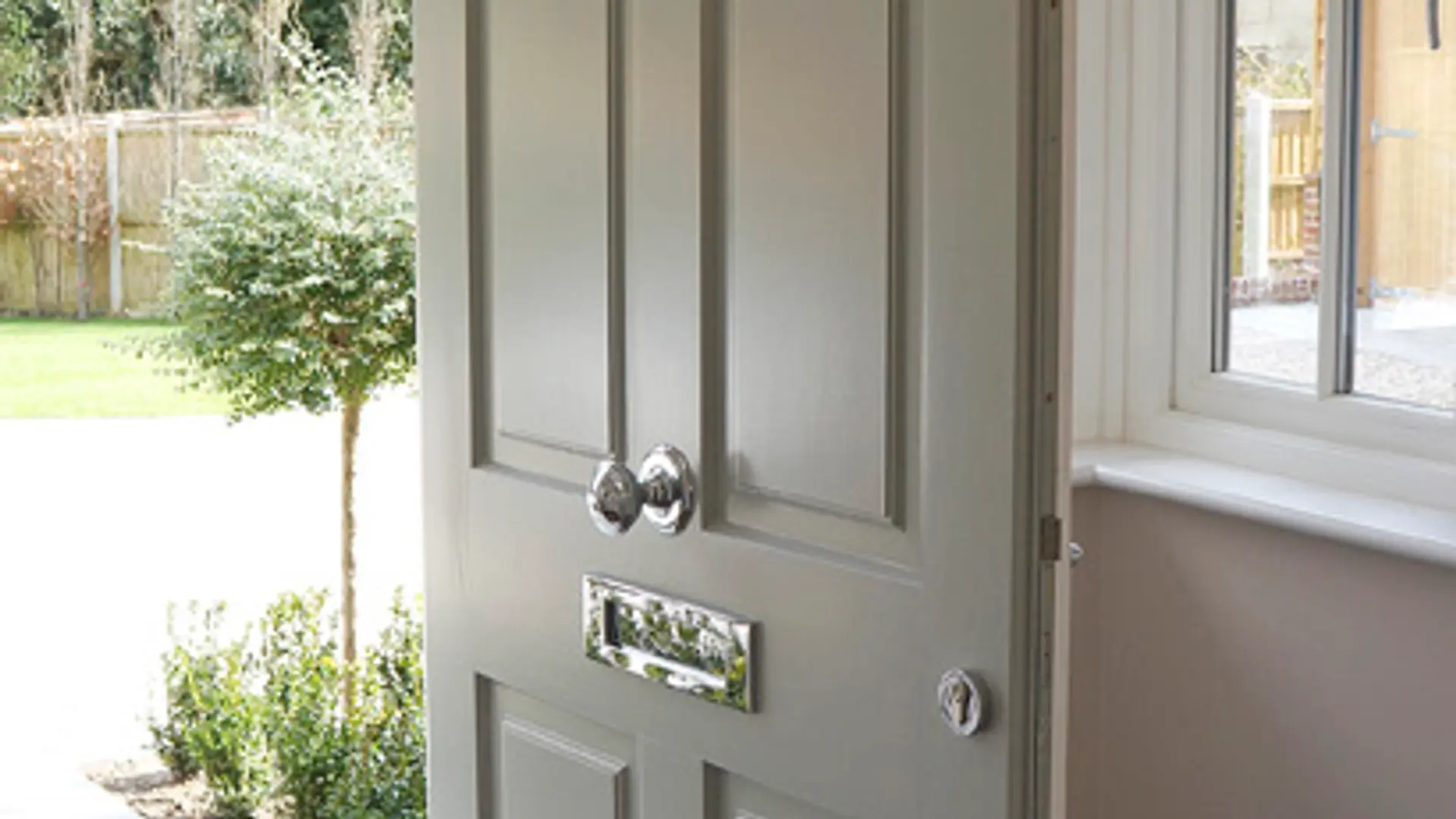 Entrance Door Grey Exterior 10 - Entrance Door in Grey
