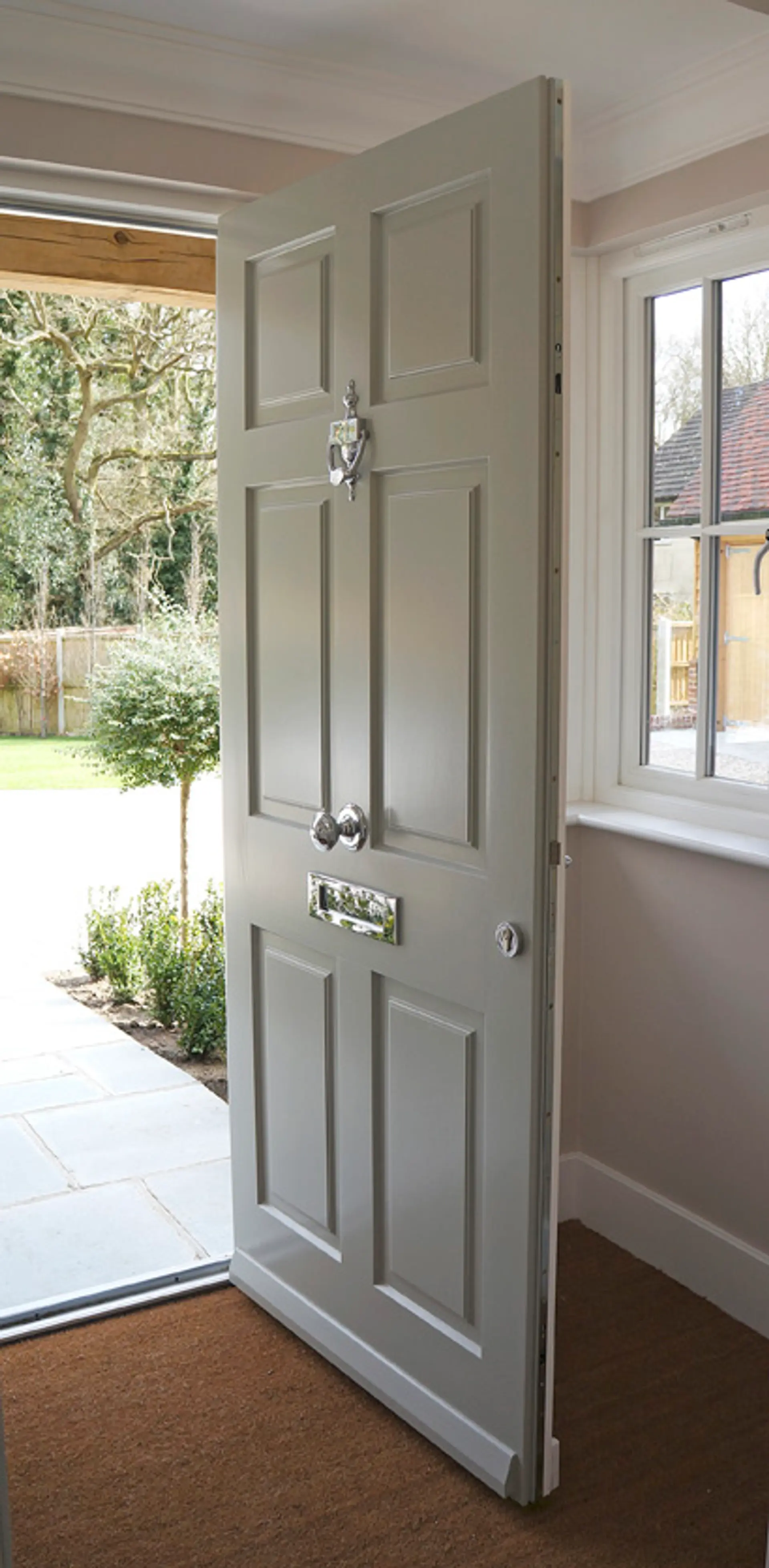Entrance Door Grey Exterior 10 - Entrance Door in Grey
