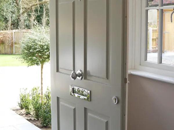 Entrance Door Grey Exterior 10 - Entrance Door in Grey