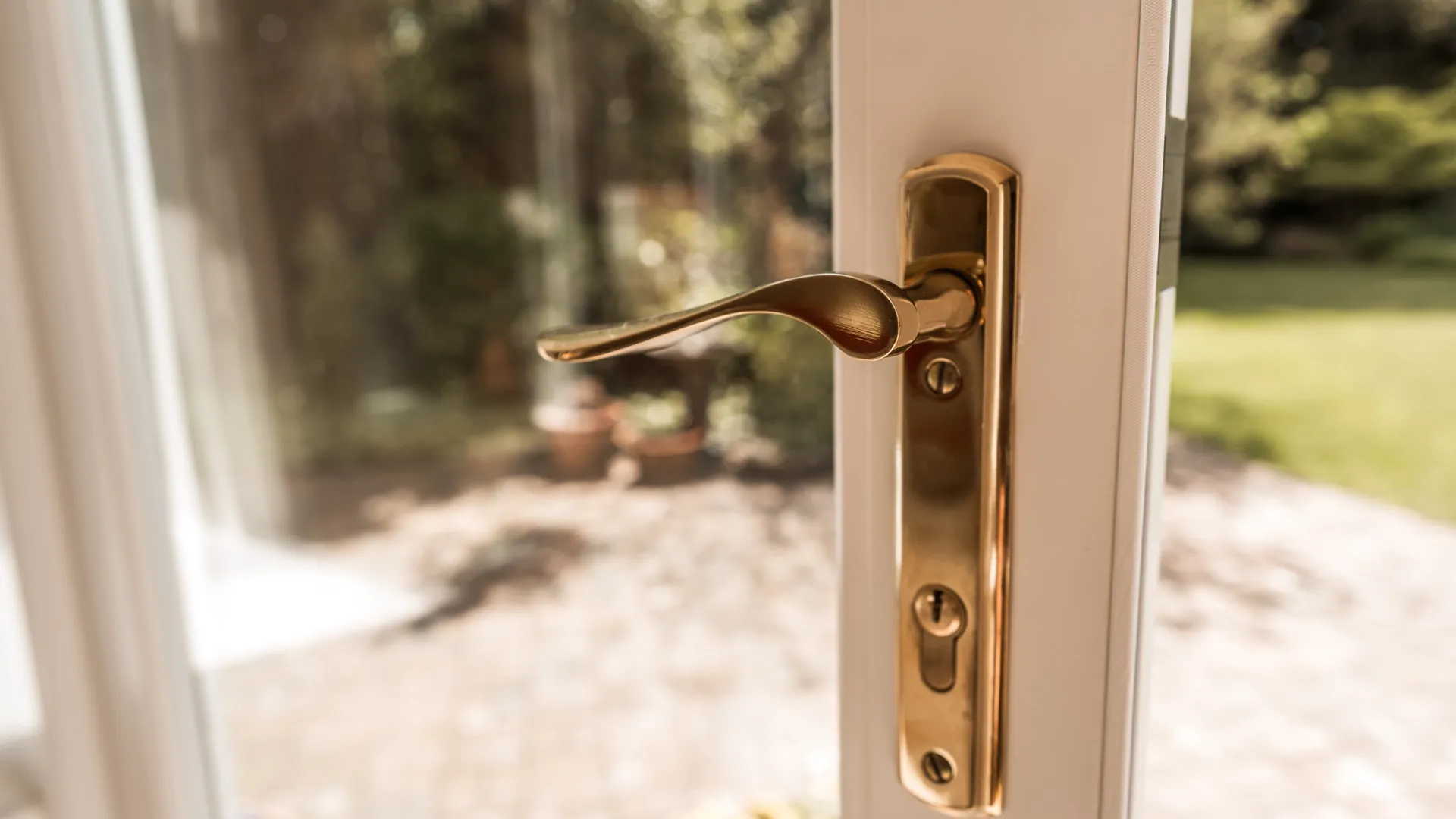 Mumford & Wood Ironmongery Brass French Door 3 - in
