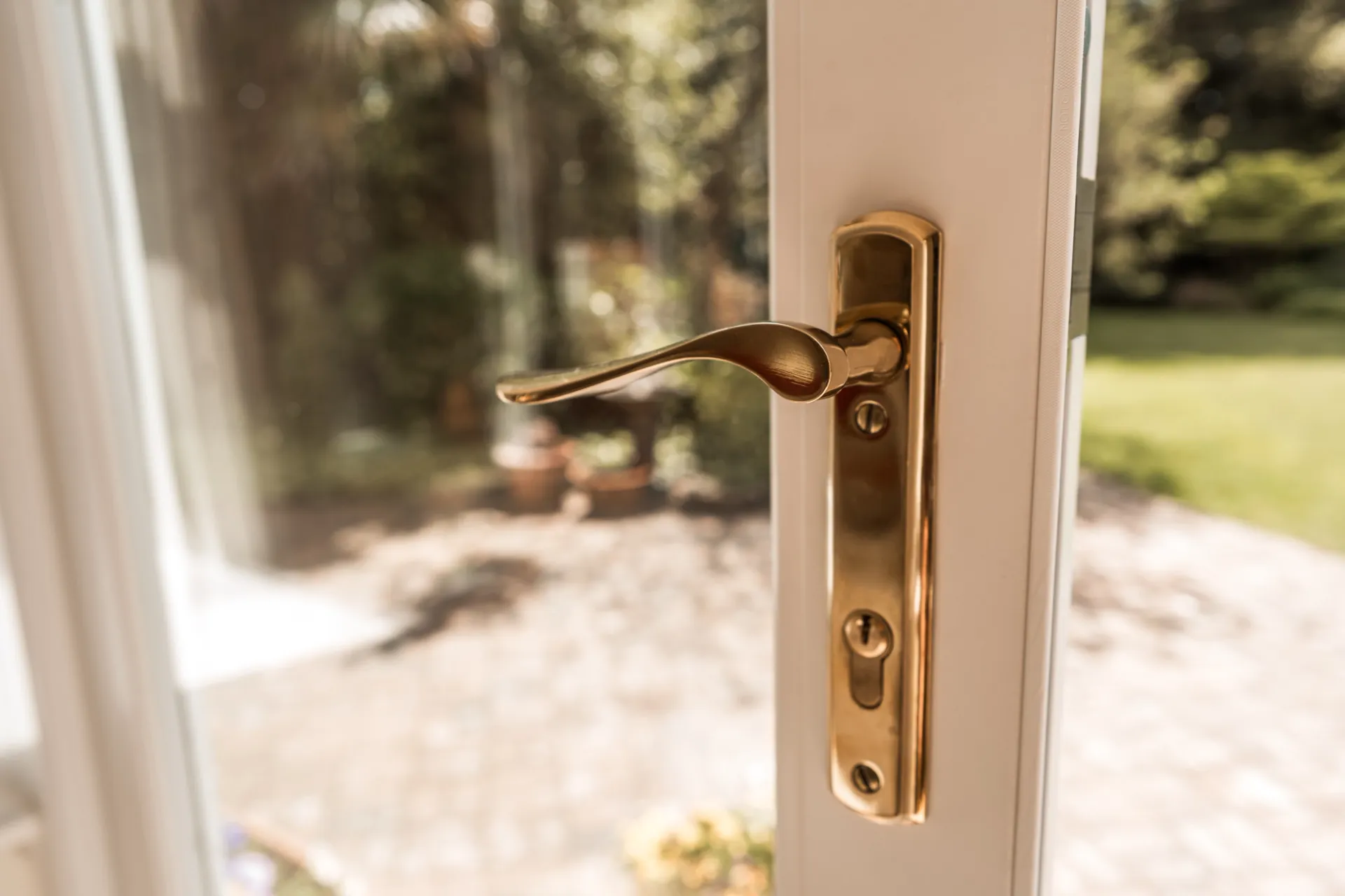 Mumford & Wood Ironmongery Brass French Door 3 - in