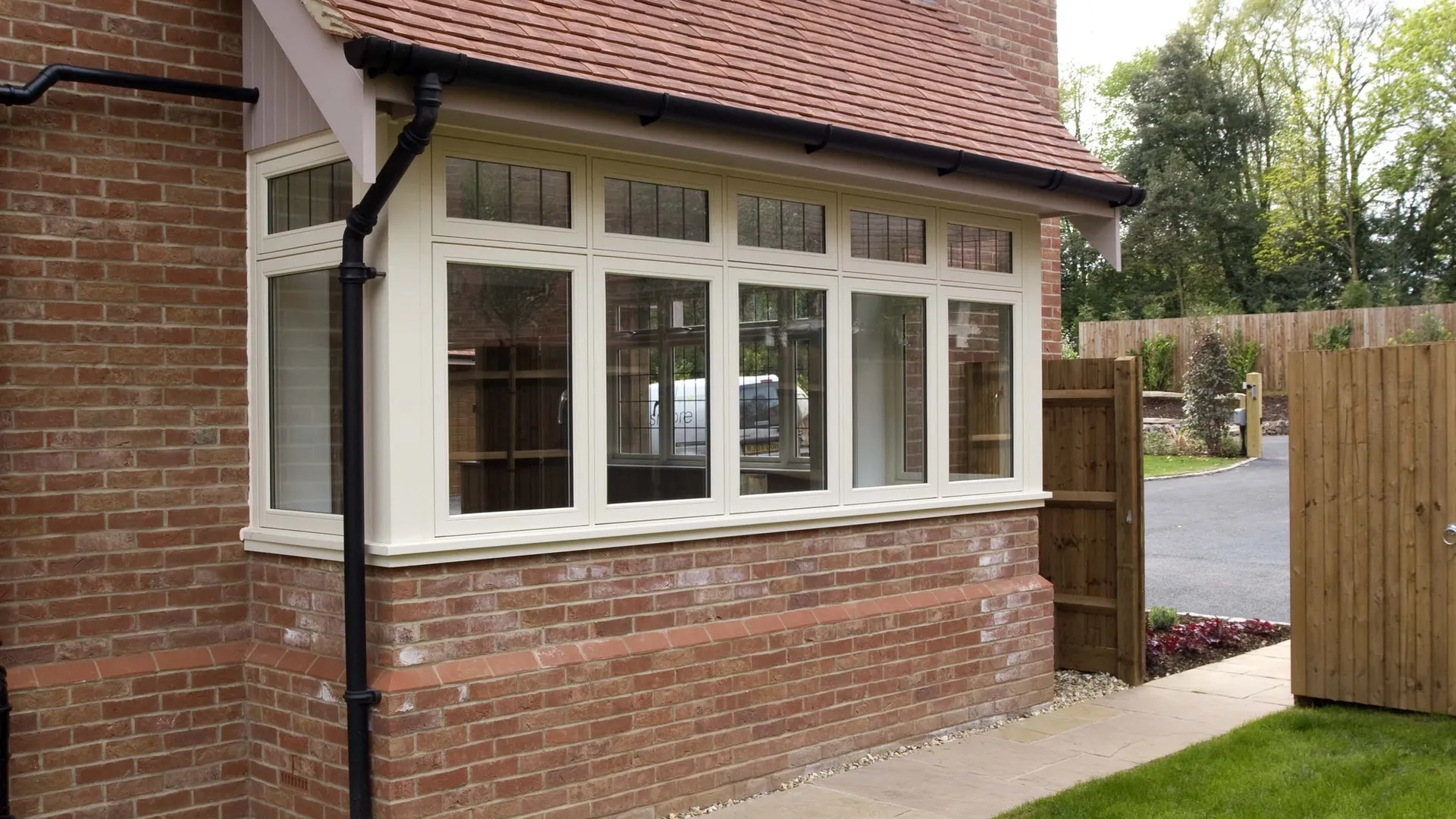 Casement Windows White Exterior - Casement window in White