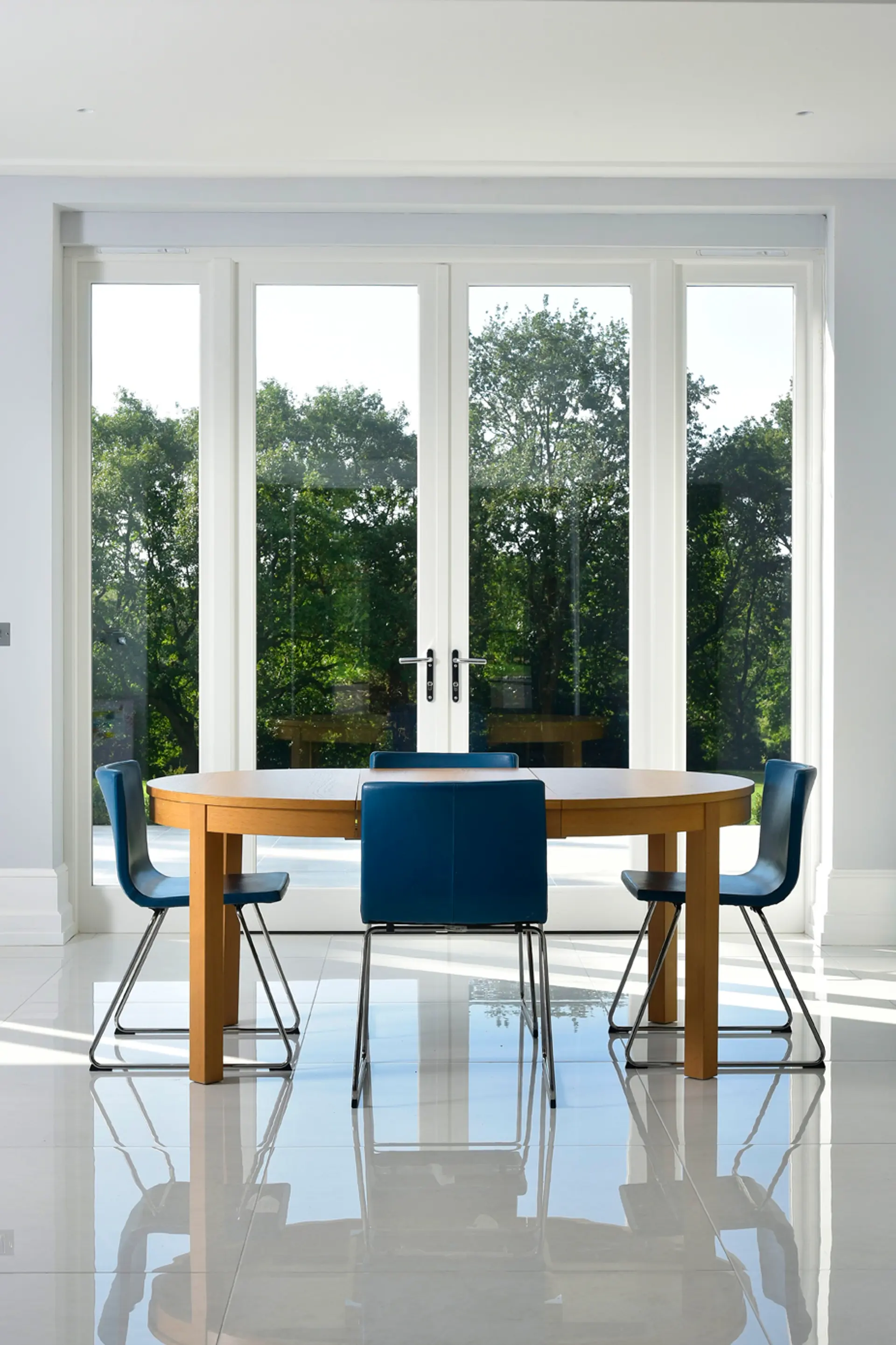 French Door White Interior 8 - French door in White