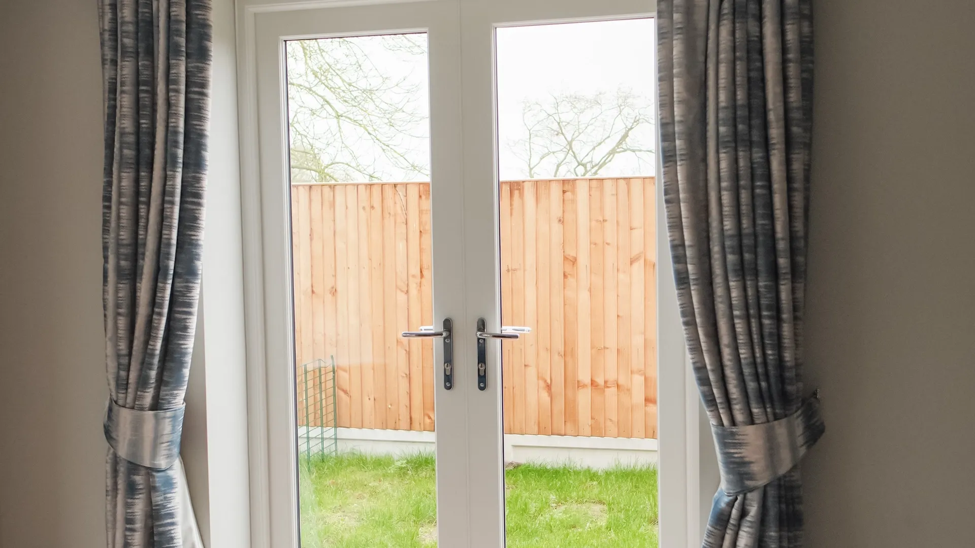 French Door White Interior 4 - French door in White