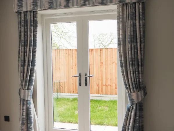 French Door White Interior 4 - French door in White