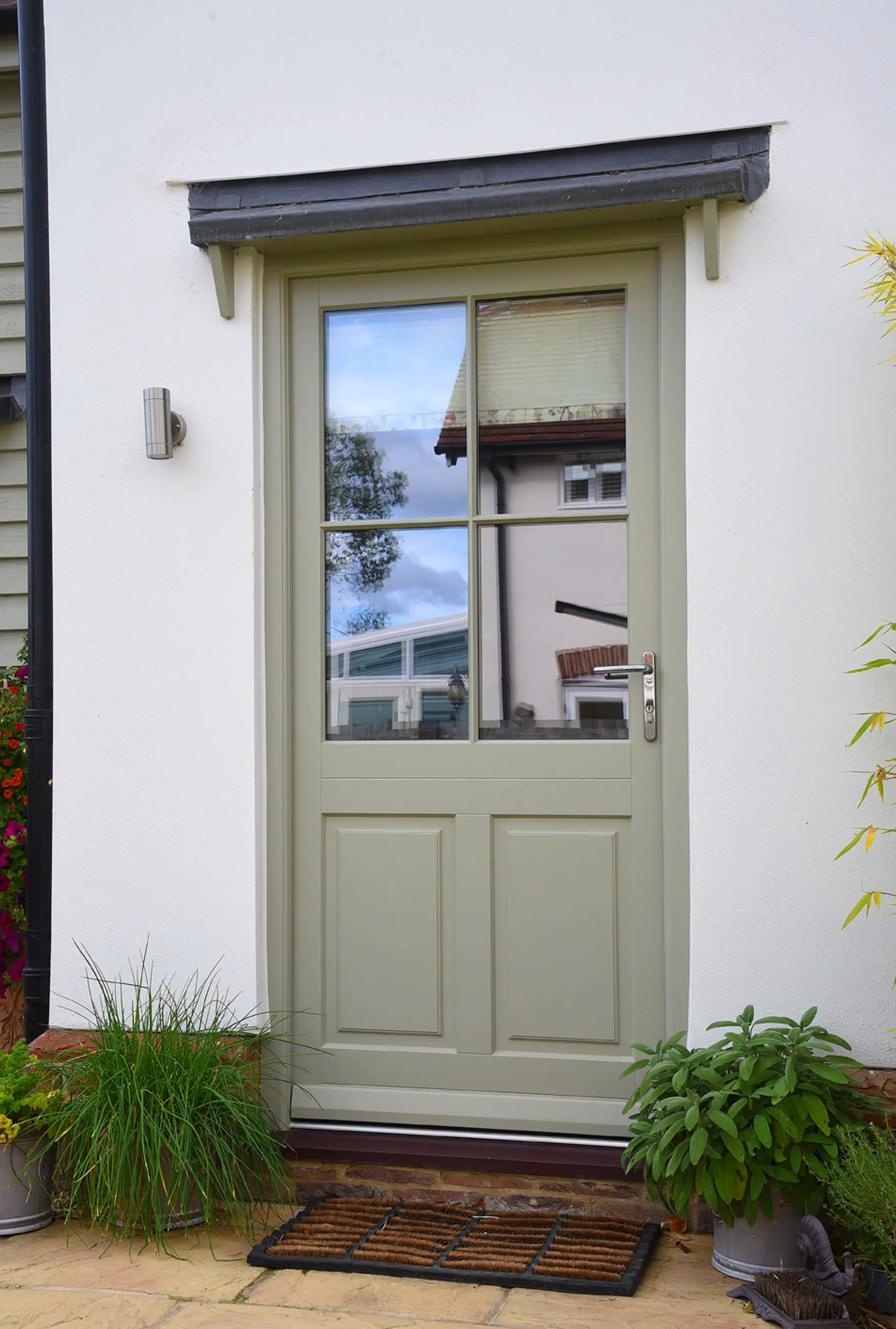 Entrance Door Grey Exterior 15 - Entrance Door in Grey
