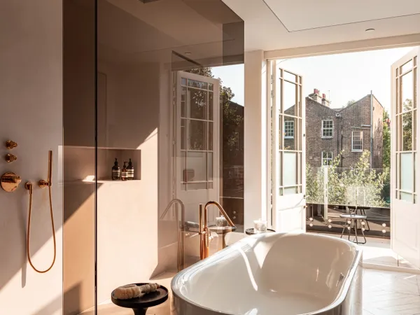 French Door White Interior 29 - French door in White