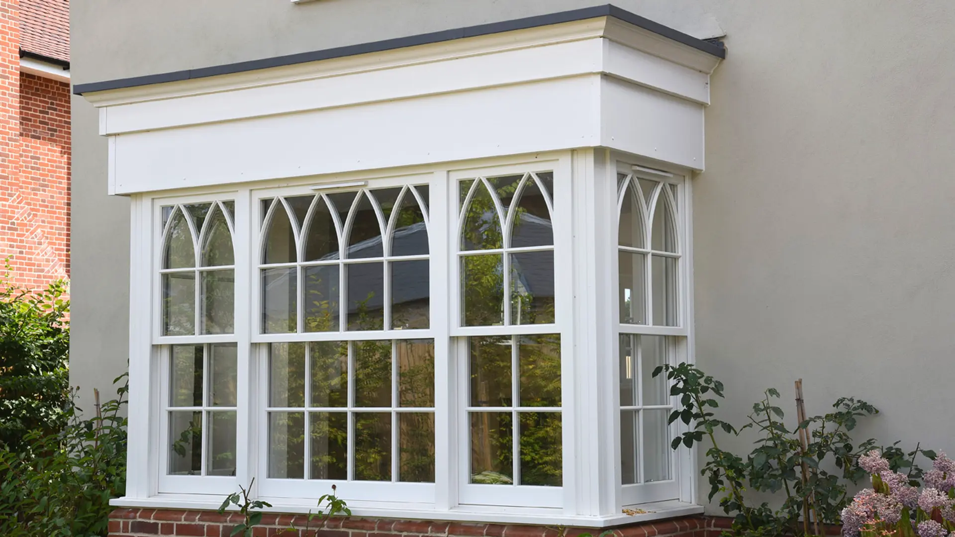 Sash Windows White Exterior 17 - Sash window in White