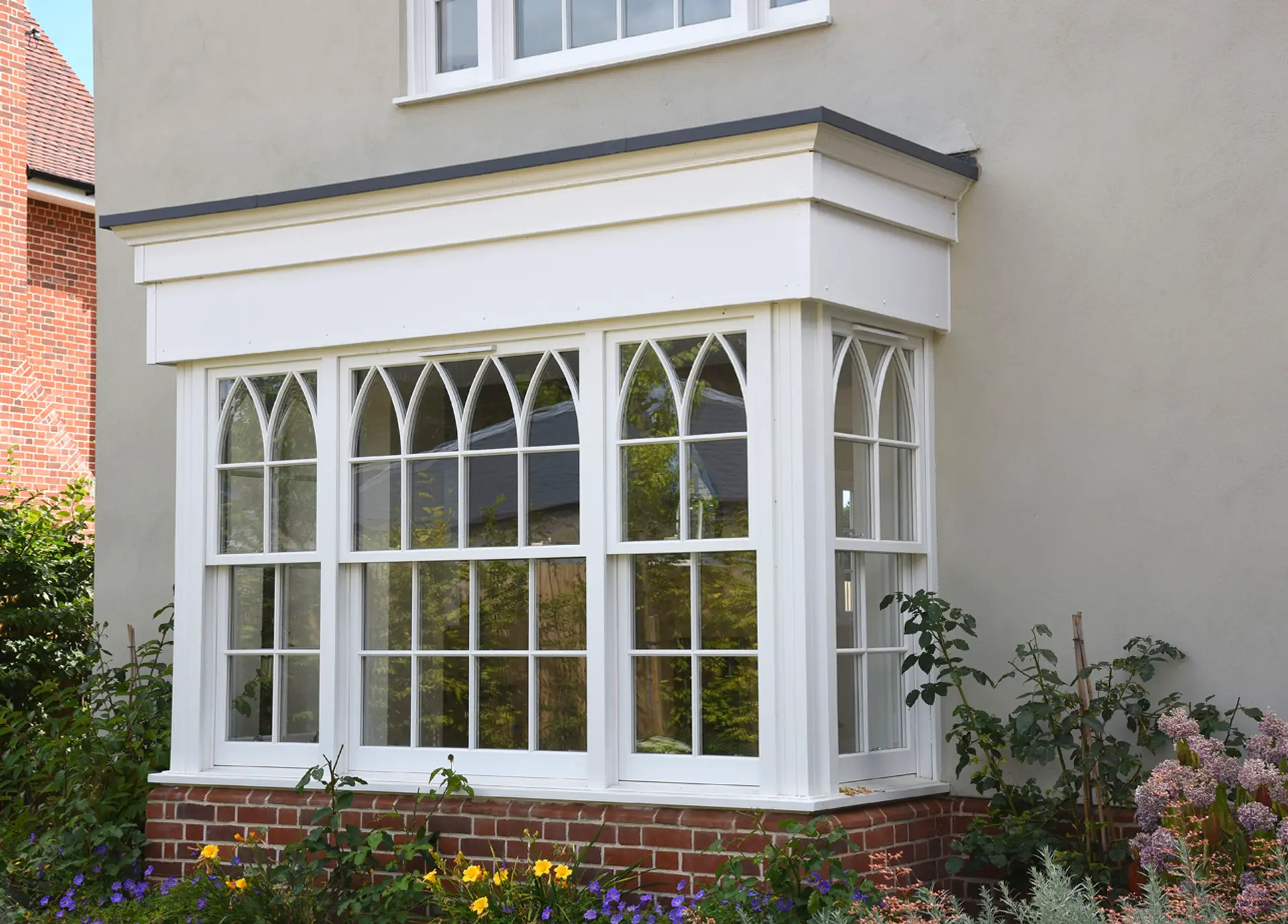 Sash Windows White Exterior 17 - Sash window in White