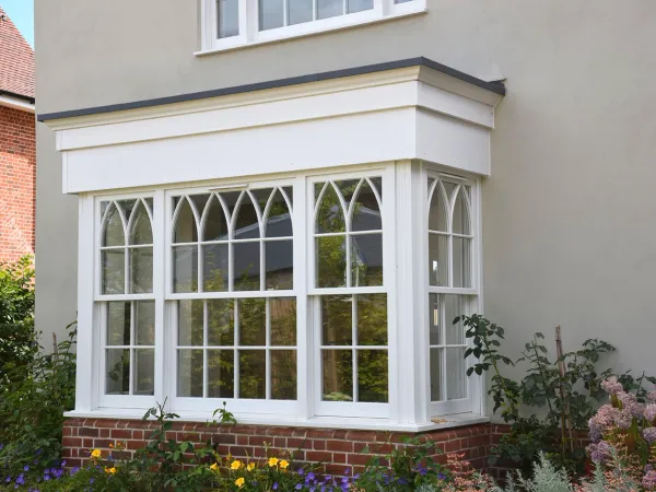 Sash Windows White Exterior 17 - Sash window in White