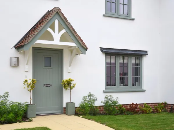 Casement Windows Grey Exterior 15 - Casement window in Grey