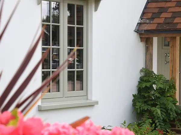 Casement Windows Grey Exterior 17 - Casement window in Grey