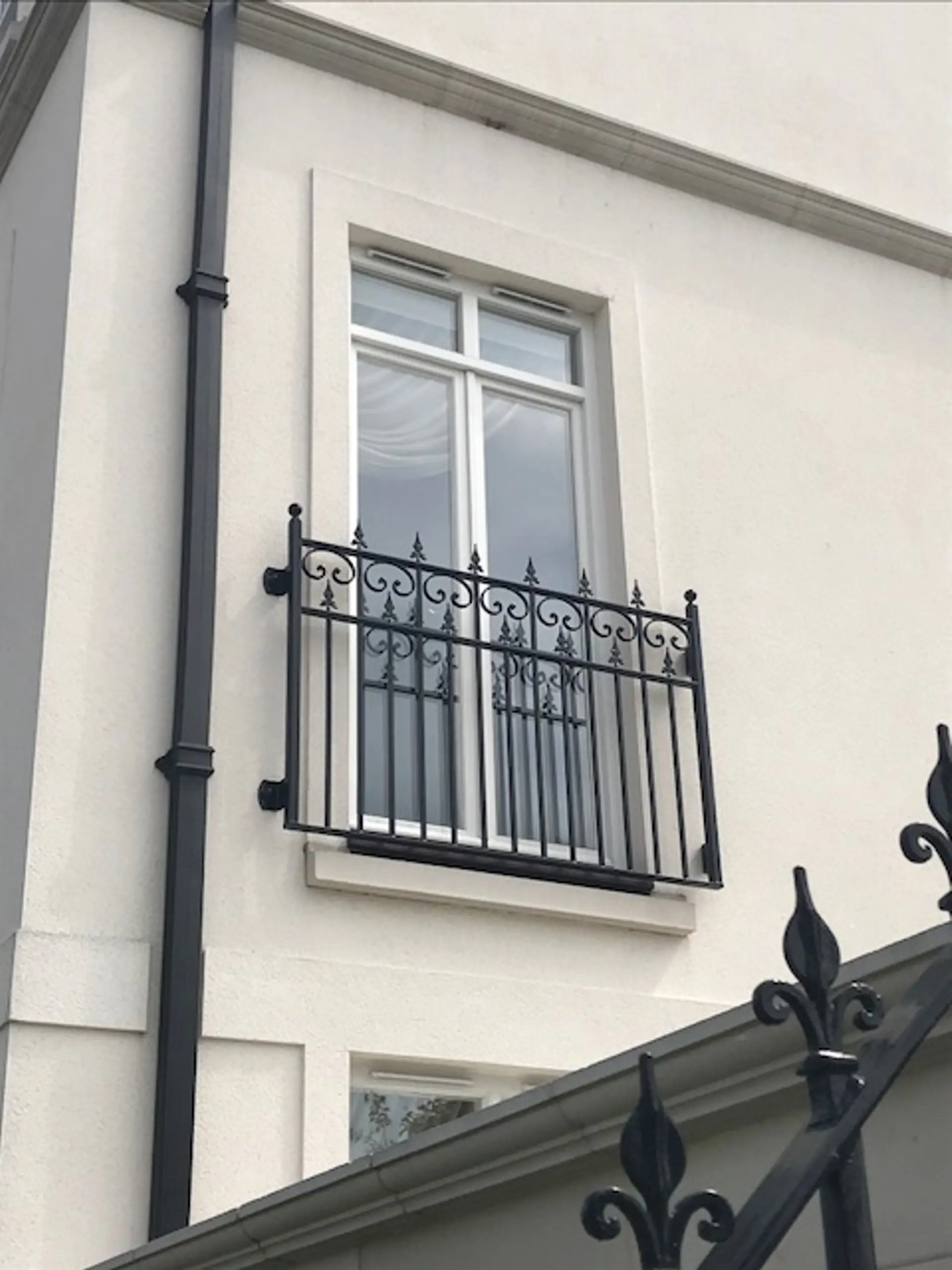 Balcony Door White Exterior - Balcony door in White