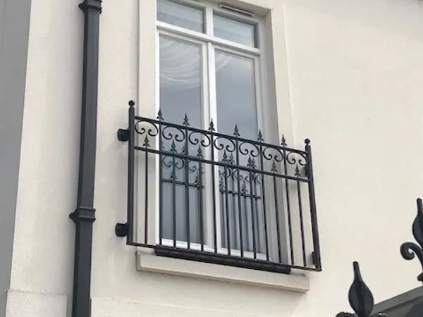 Balcony Door White Exterior - Balcony door in White