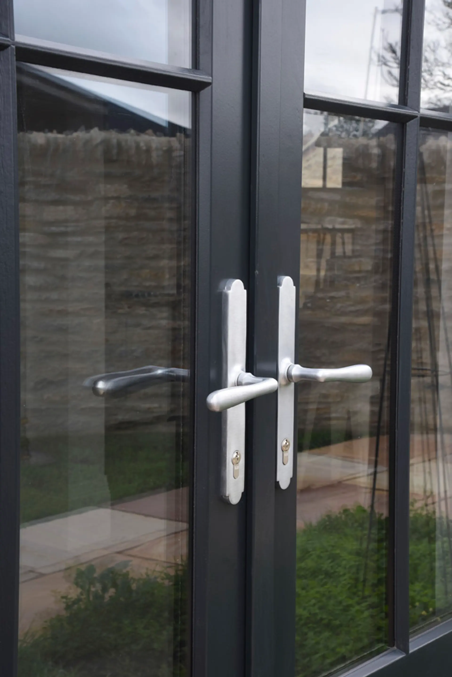 Mumford & Wood Ironmongery Satin Chrome French Door 2 - in