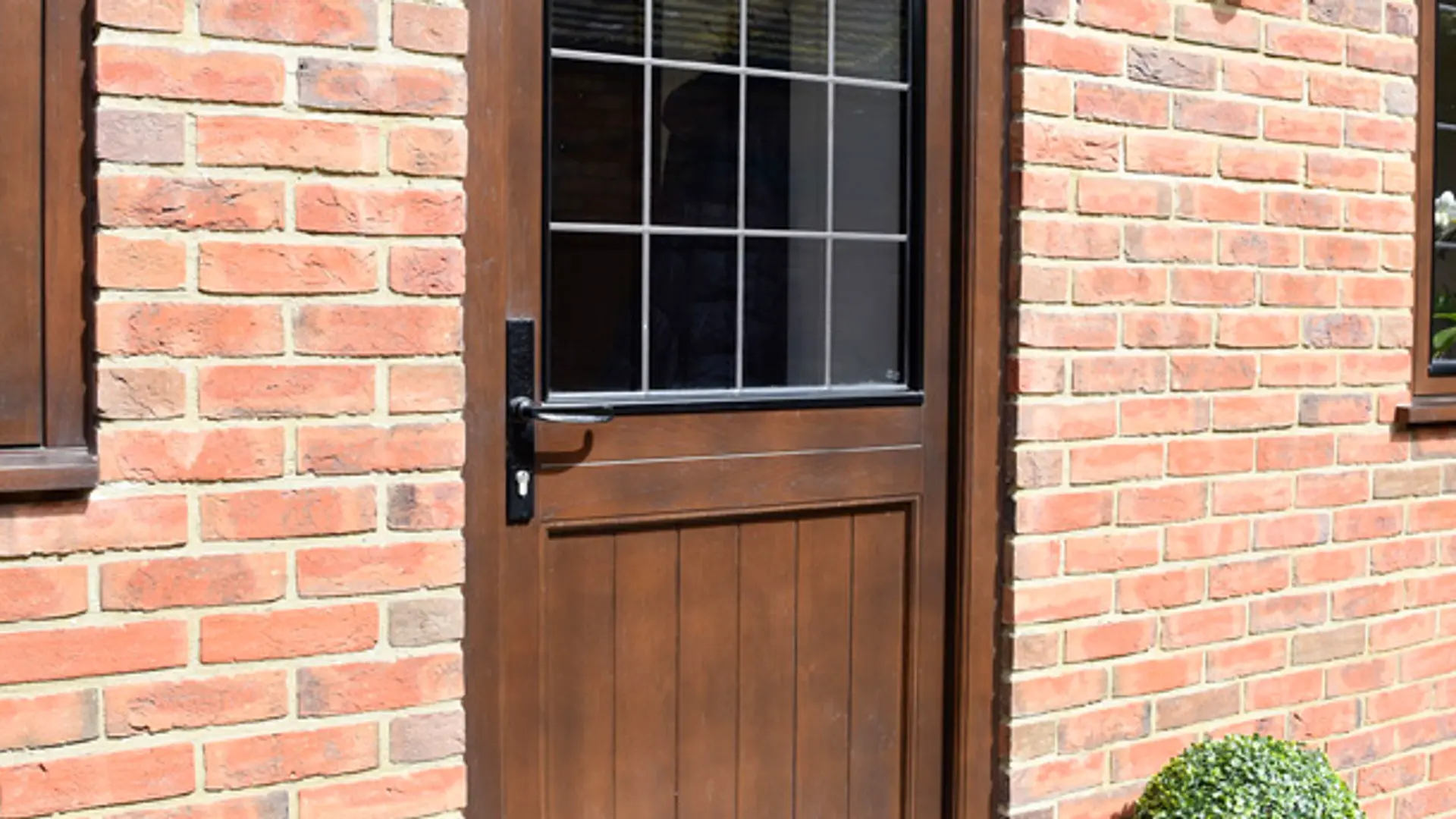 Single Door Stained Exteior - Single door in Stained