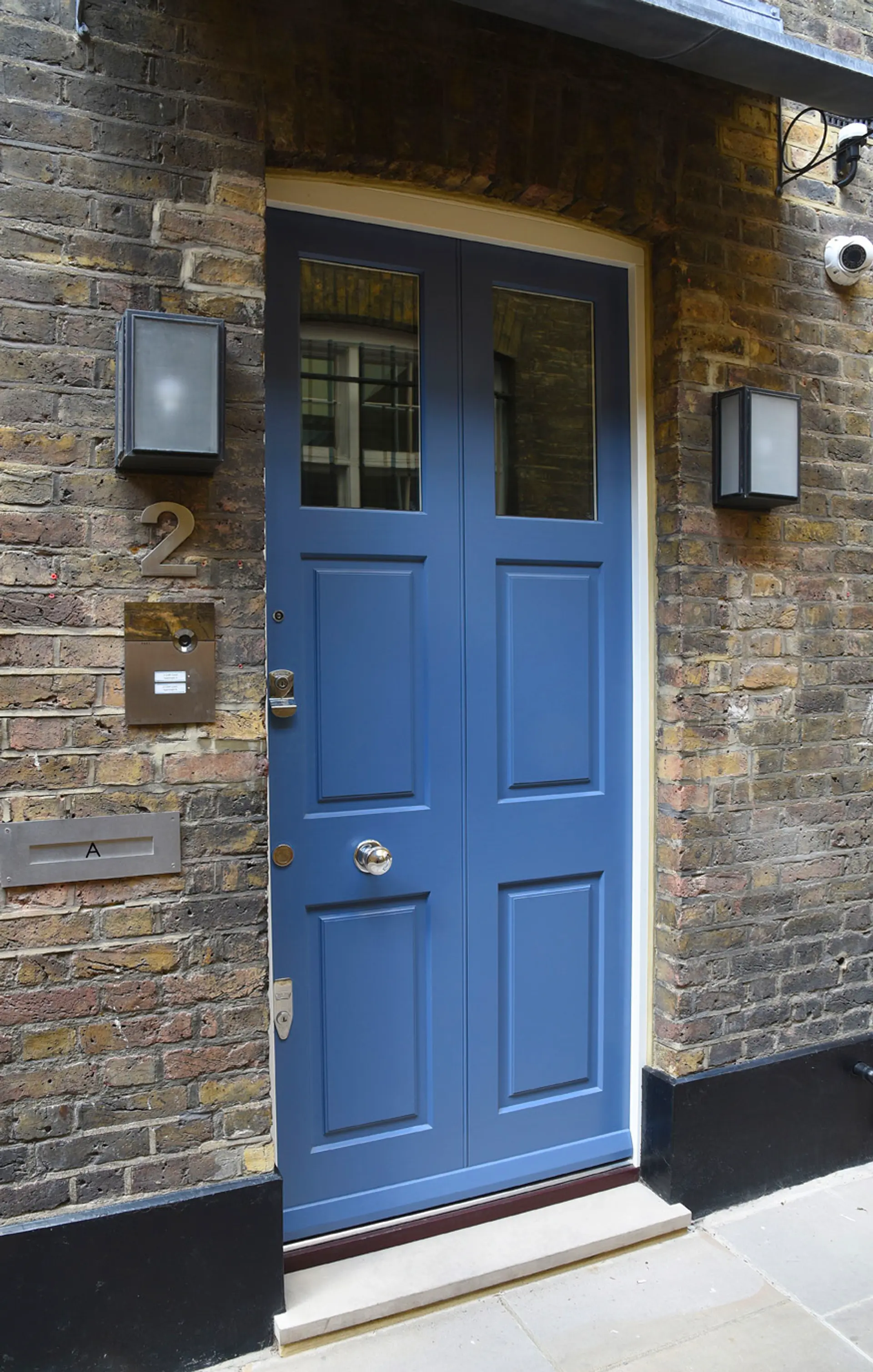 Entrance Door Blue Exterior 3 - Entrance Door in Blue