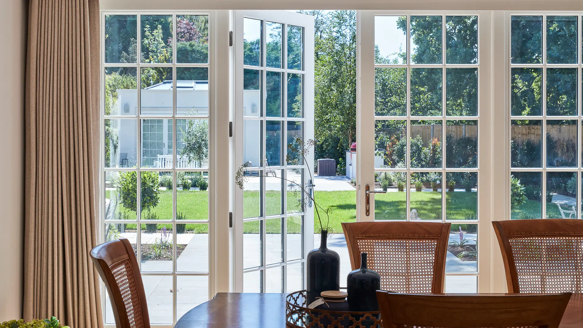 French Door White Interior 15 - French door in White
