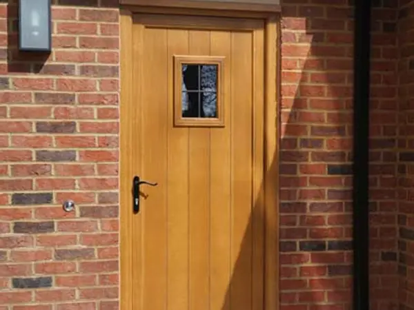 Entrance Door Stained Exterior 5 - Entrance Door in Stained
