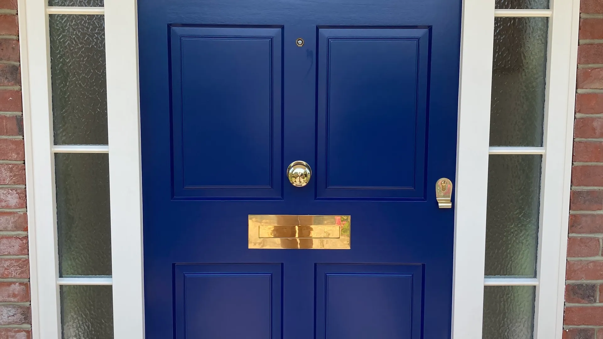 Entrance Door Blue Exterior - Entrance Door in Blue