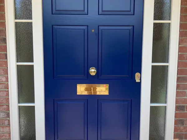 Entrance Door Blue Exterior - Entrance Door in Blue
