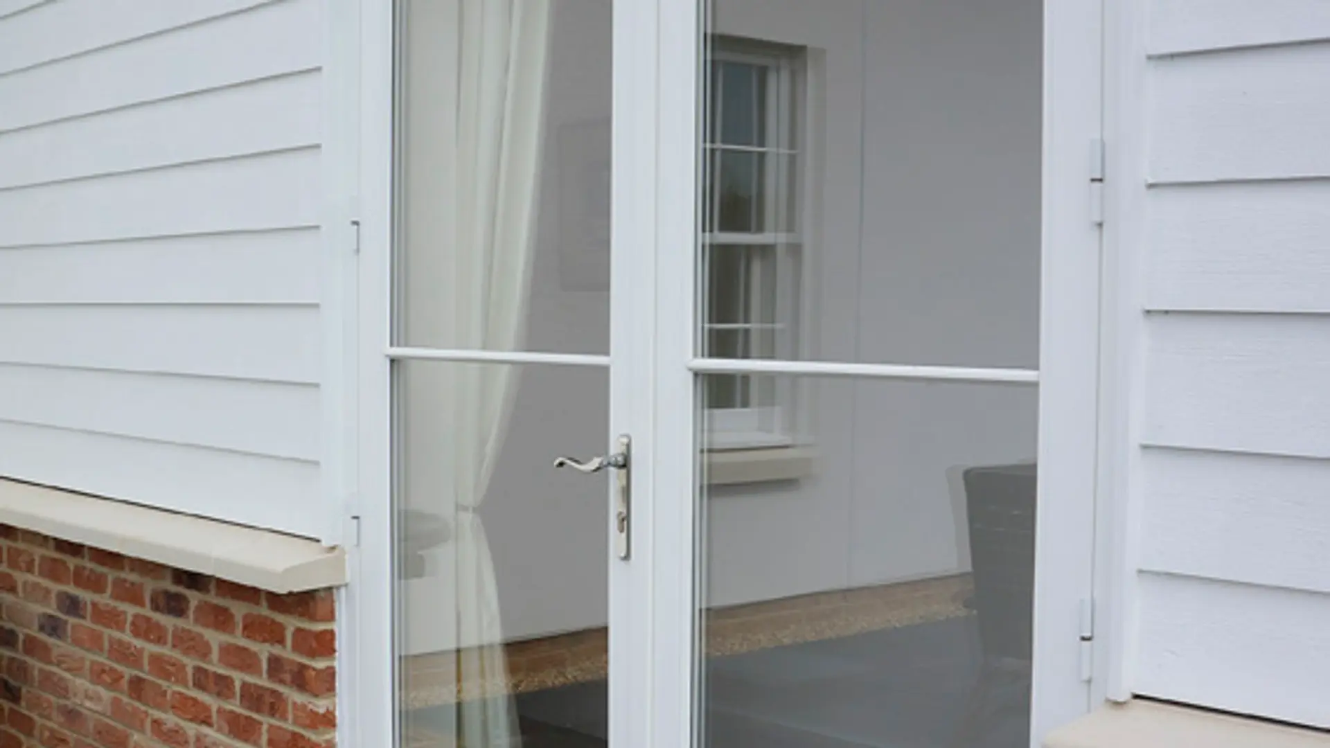 French Door White Exterior 20 - French door in White