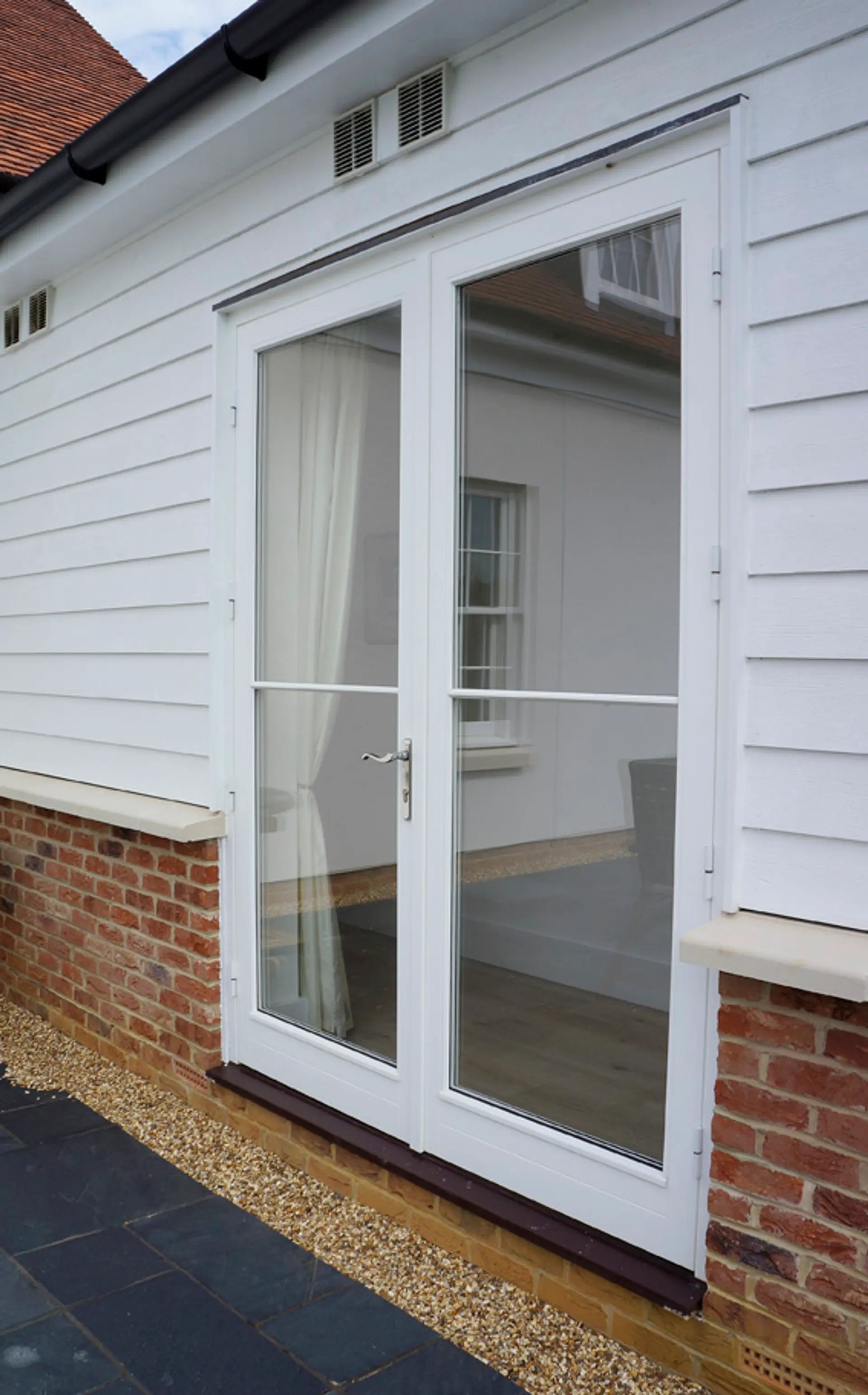 French Door White Exterior 20 - French door in White