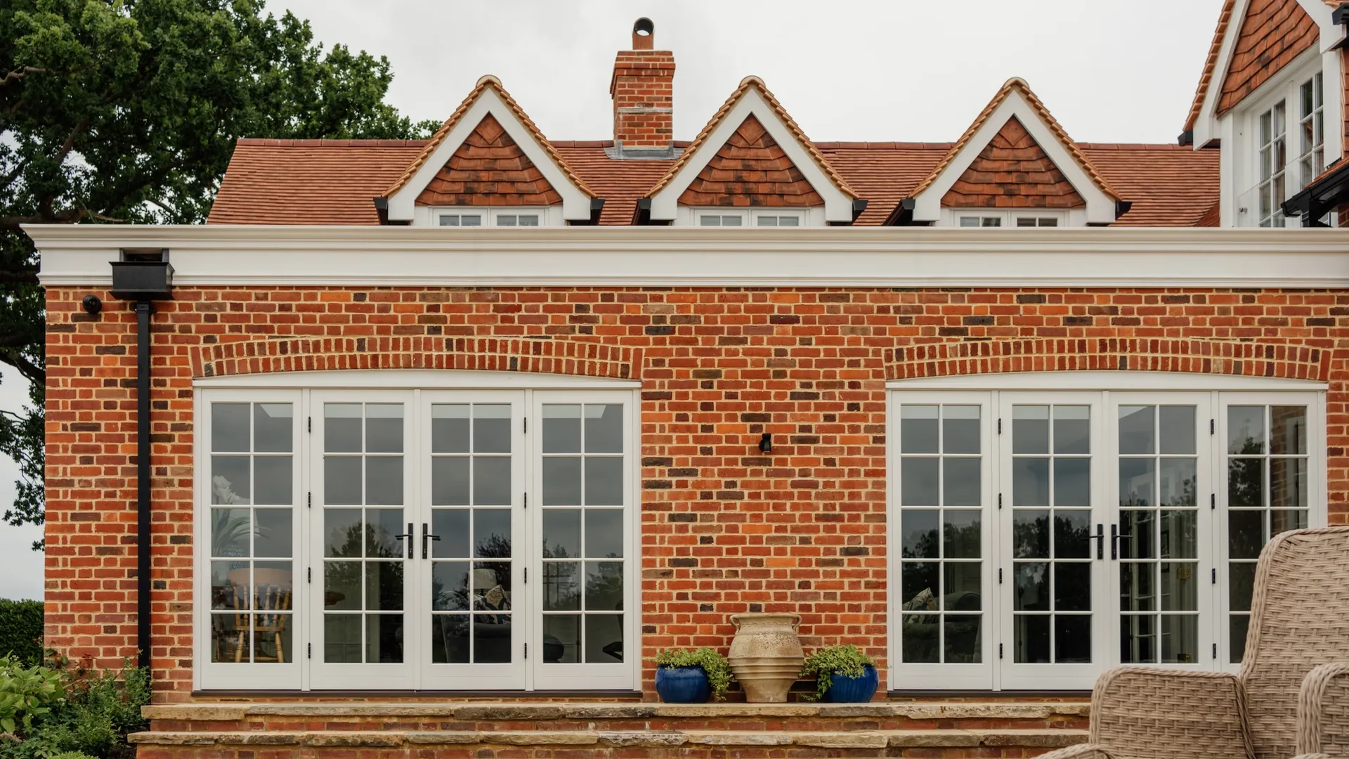French Door White Exterior 24 - French door in White