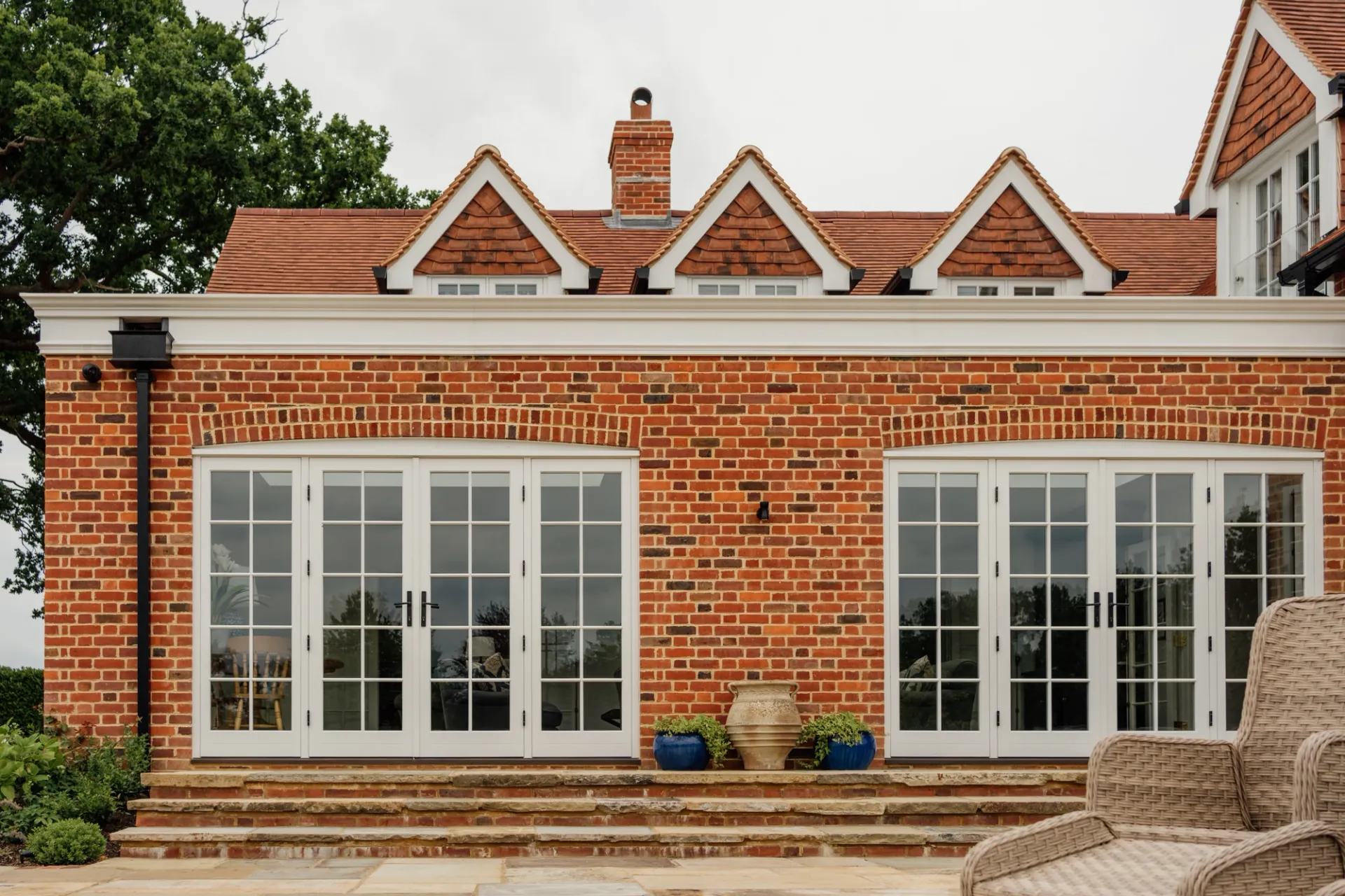 French Door White Exterior 24 - French door in White
