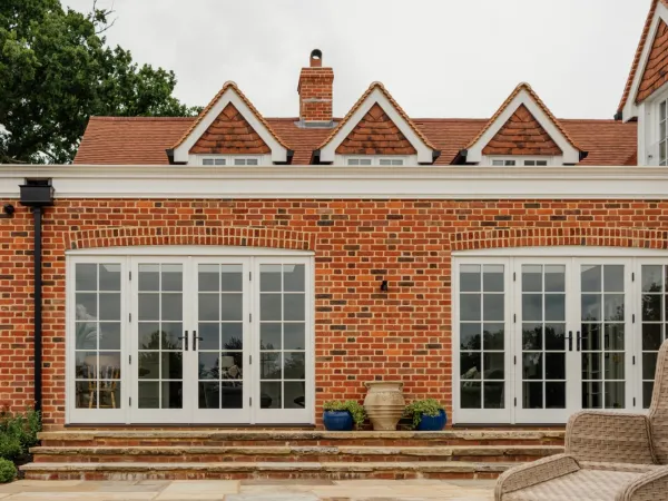 French Door White Exterior 24 - French door in White