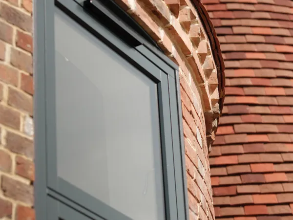 Casement Windows Grey Exterior 3 - Casement window in Grey