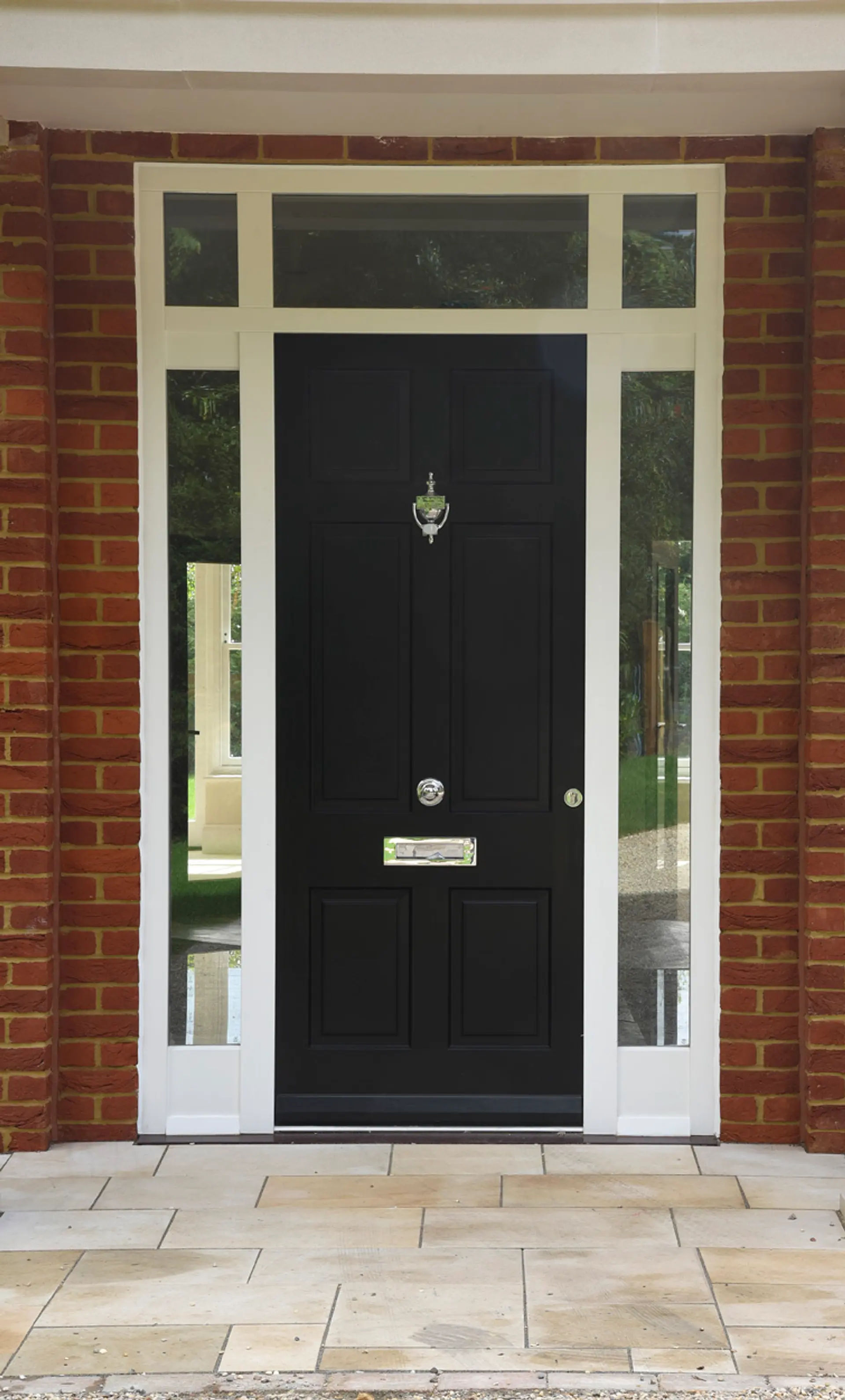 Entrance Door Black Exterior 11 - Entrance Door in Black
