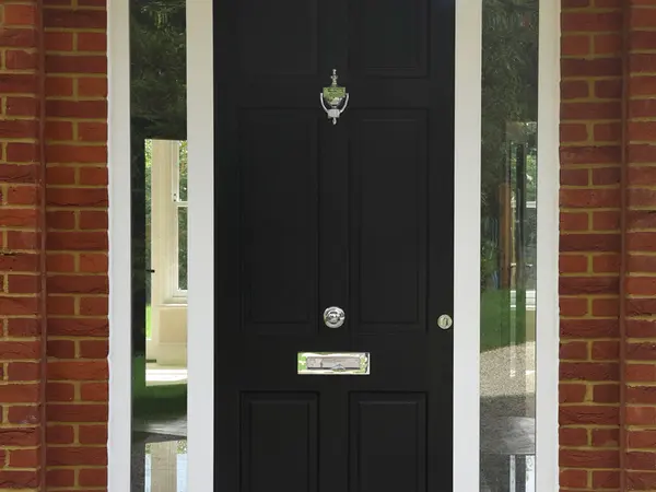 Entrance Door Black Exterior 11 - Entrance Door in Black
