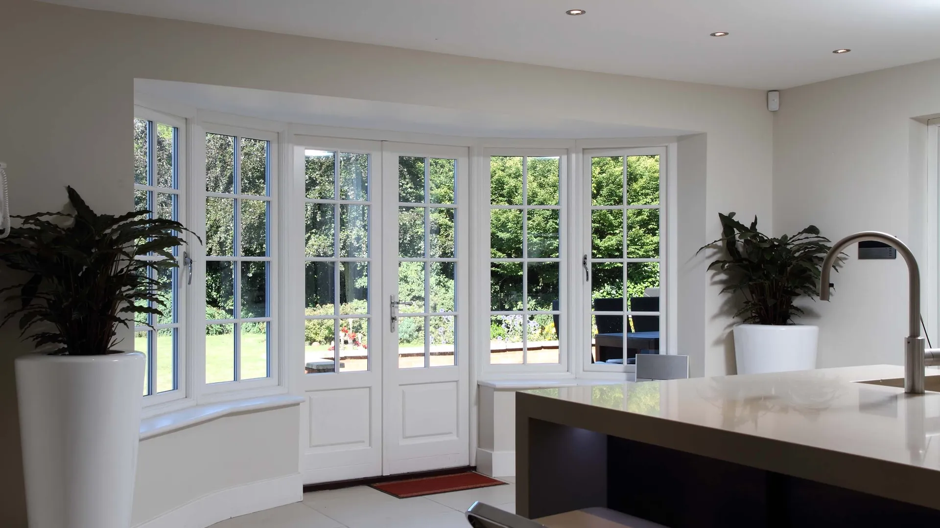French Door White Interior 13 - French door in White