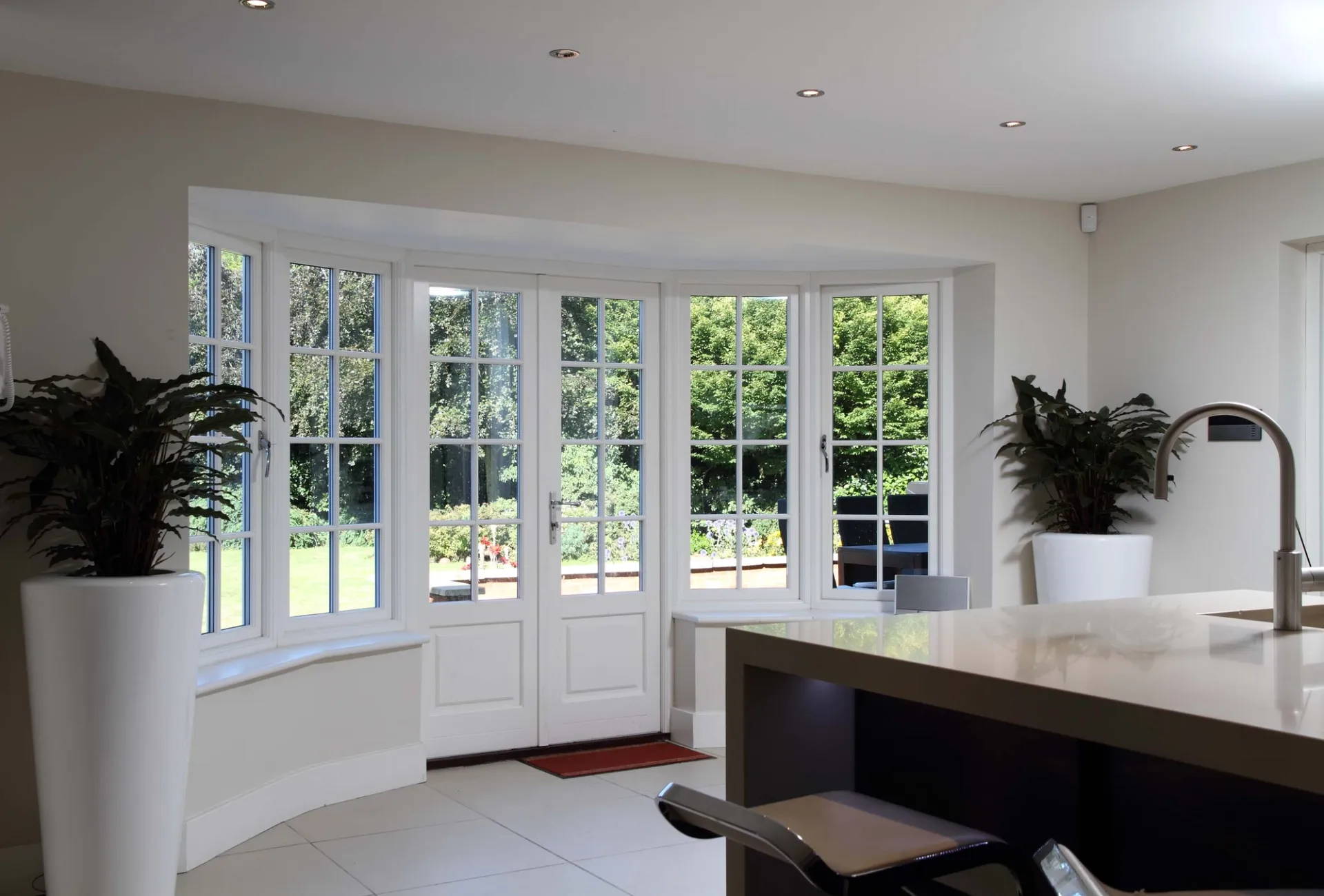 French Door White Interior 13 - French door in White