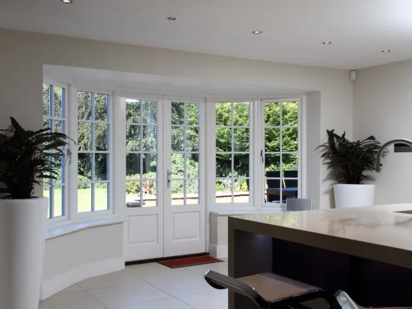 French Door White Interior 13 - French door in White