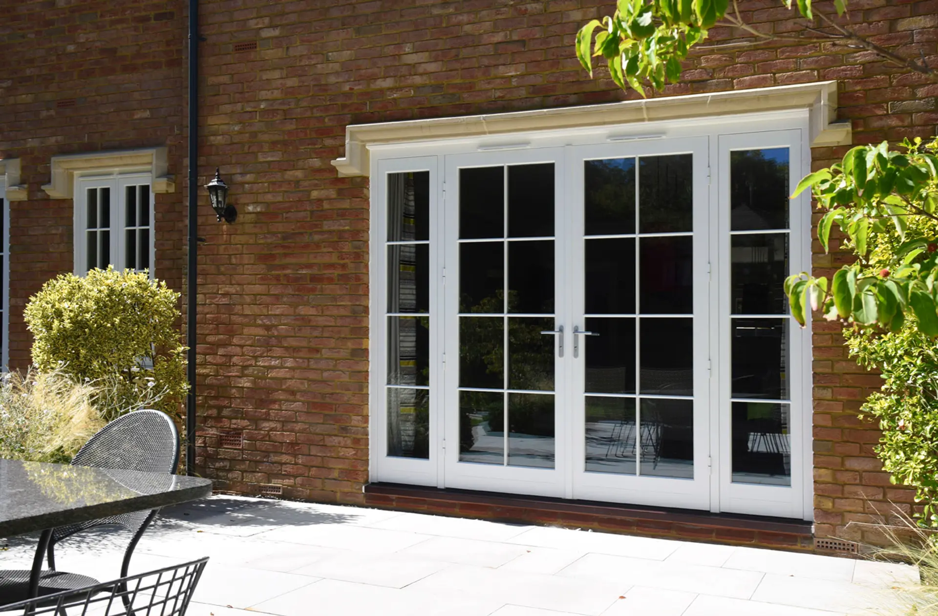 French Door White Exterior 28 - French door in White