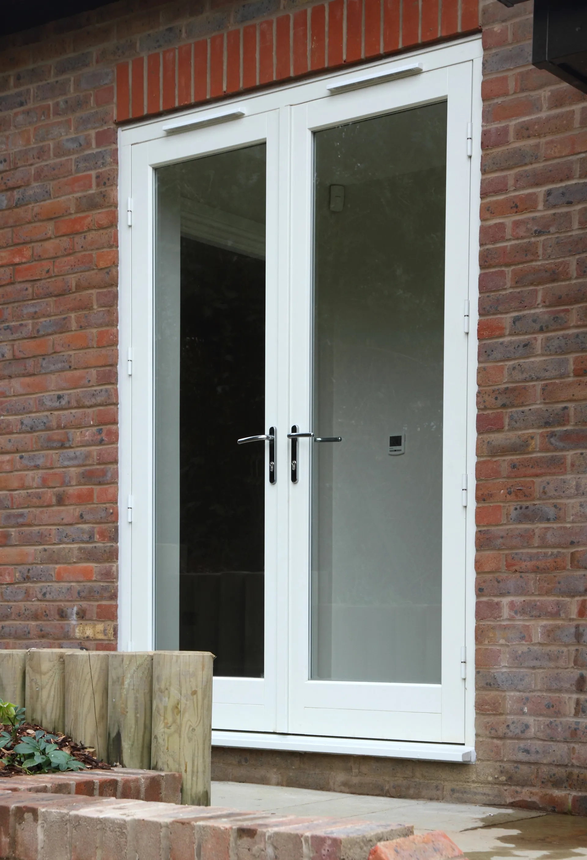 French Door White Exterior 7 - French door in White