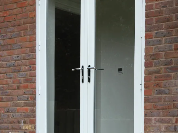 French Door White Exterior 7 - French door in White