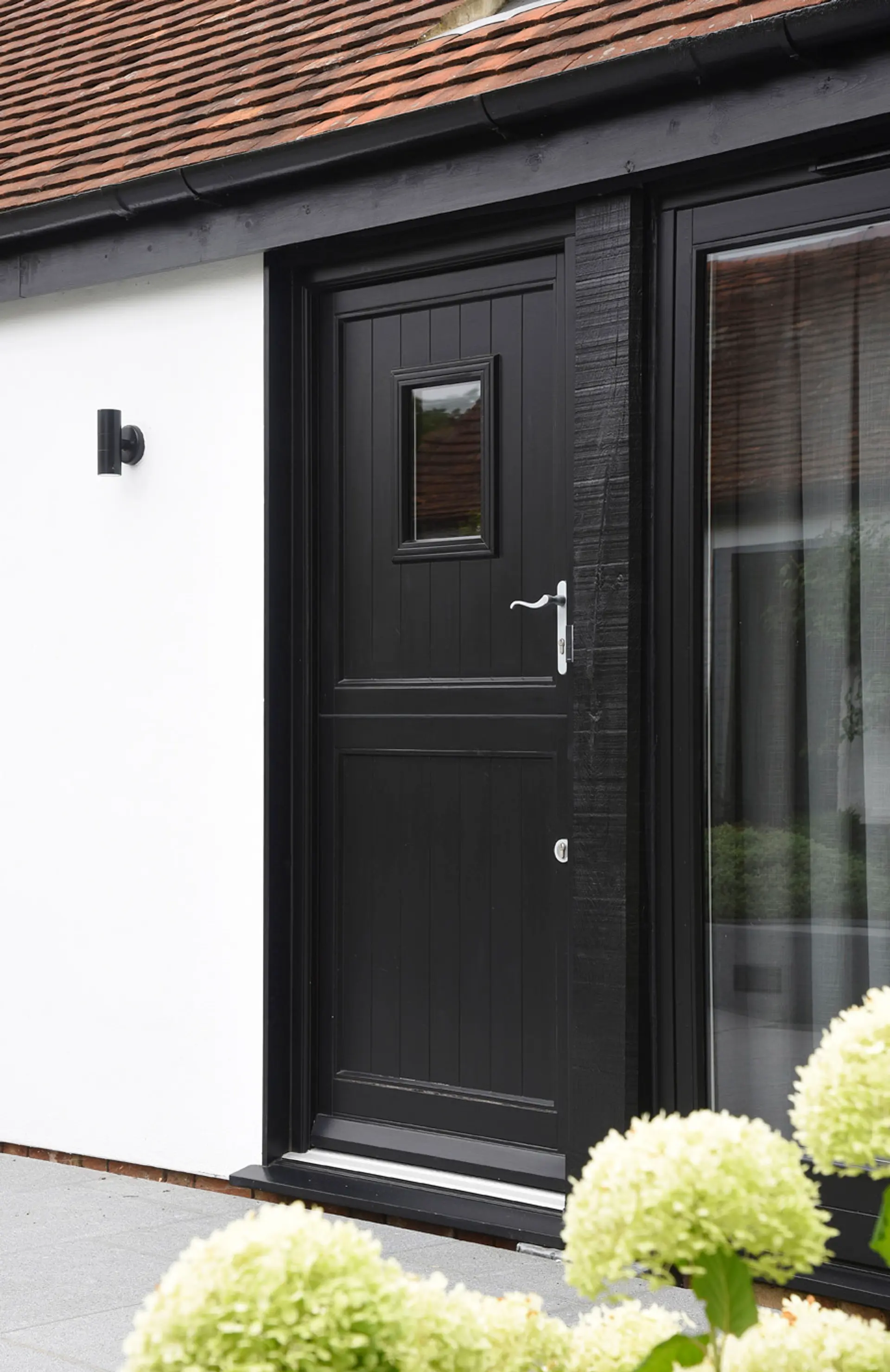 Entrance Door Black Exterior - Entrance Door in Black