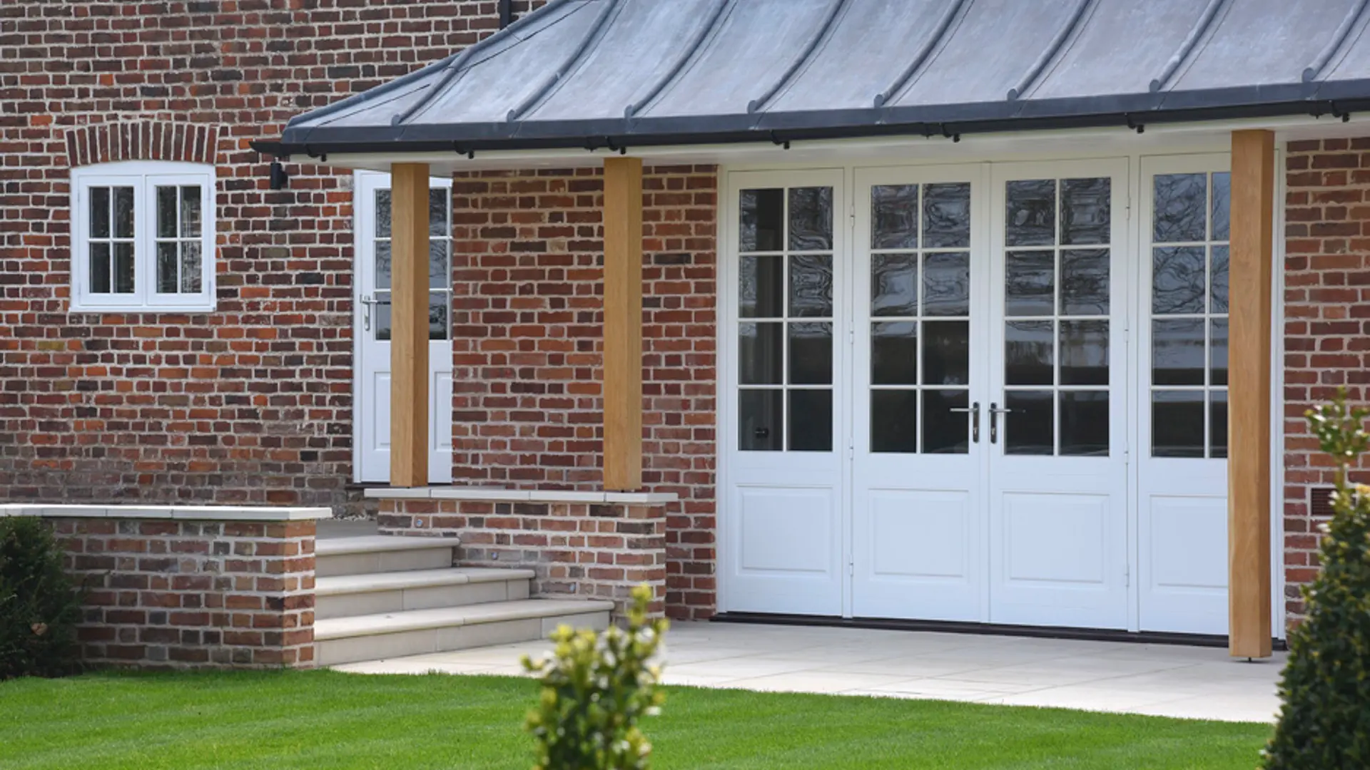 French Door White Exterior 33 - French door in White