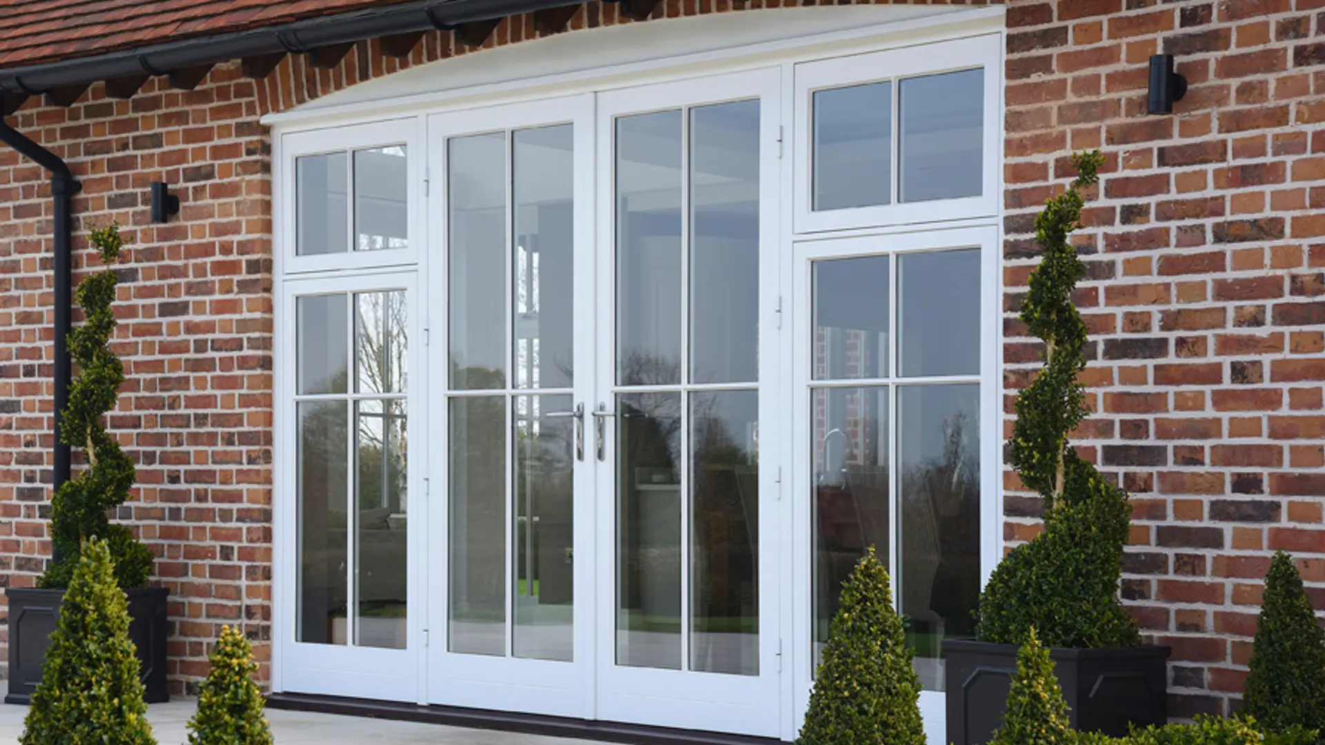 French Door White Exterior 32 - French door in White