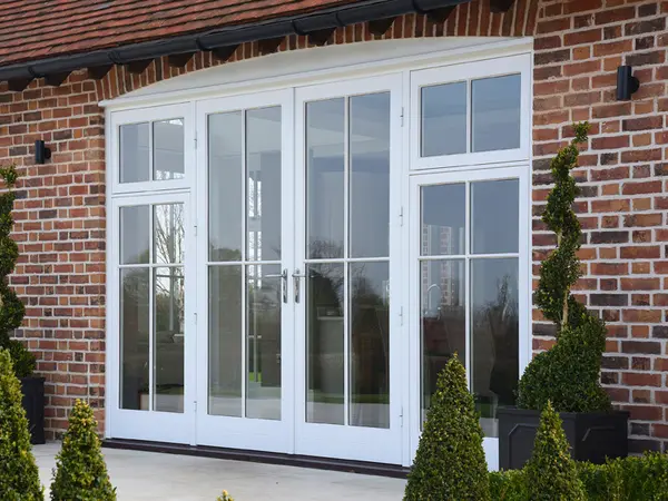 French Door White Exterior 32 - French door in White