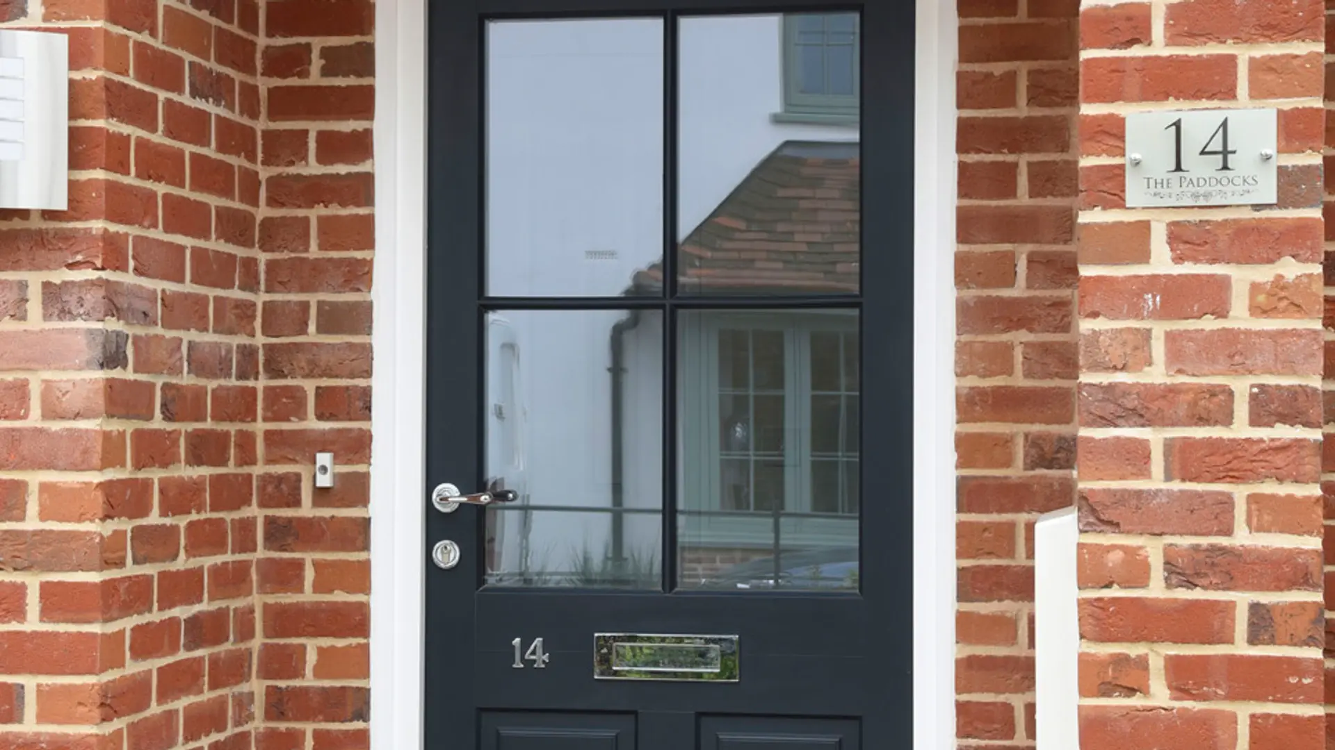 Entrance Door Black Exterior 10 - Entrance Door in Black