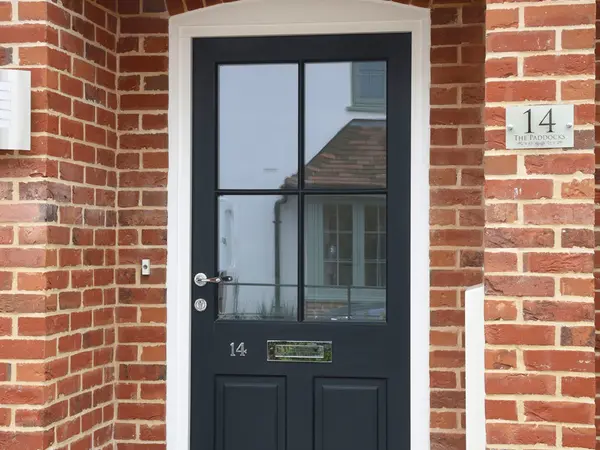 Entrance Door Black Exterior 10 - Entrance Door in Black