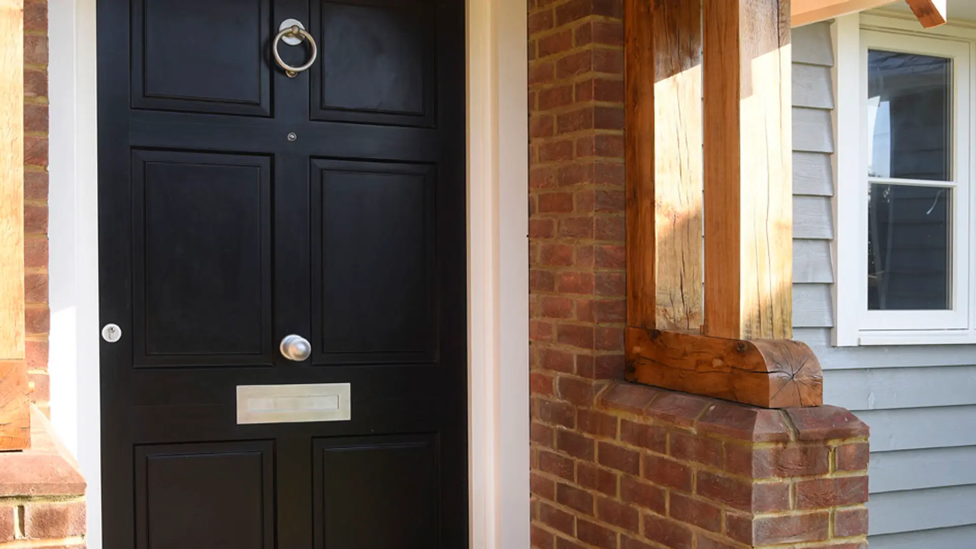 Entrance Door Black Exterior 13 - Entrance Door in Black