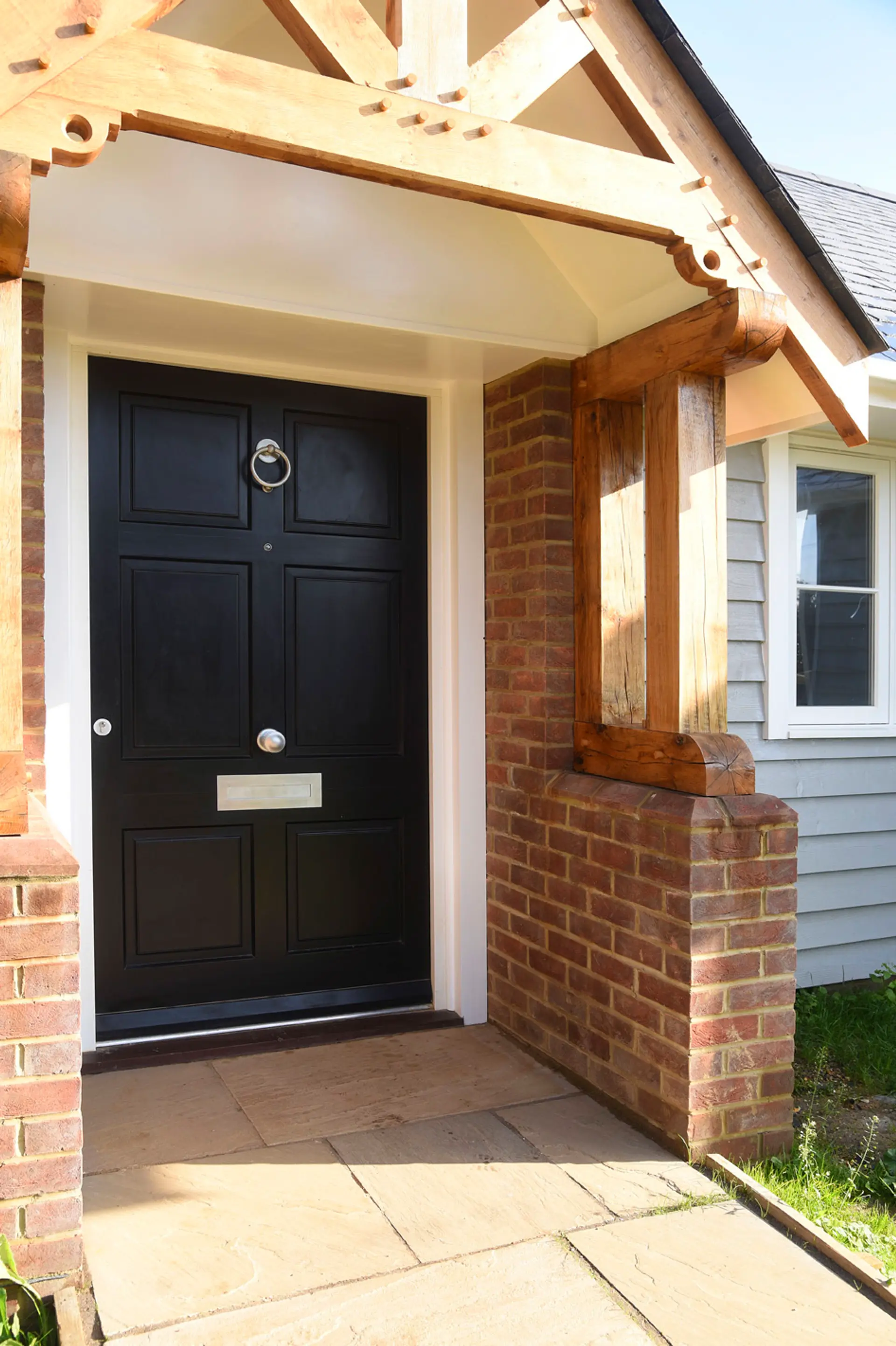 Entrance Door Black Exterior 13 - Entrance Door in Black