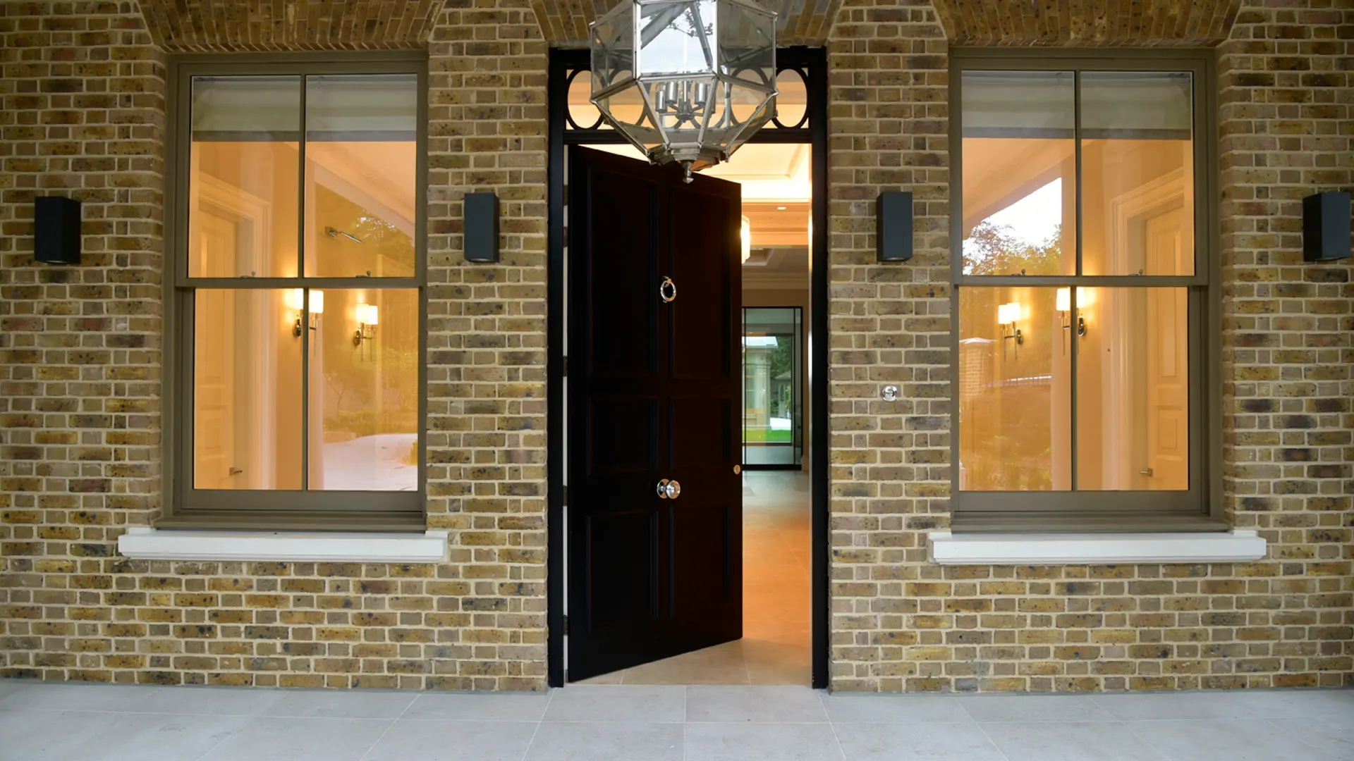 Entrance Door Black Exterior 5 - Entrance Door in Black