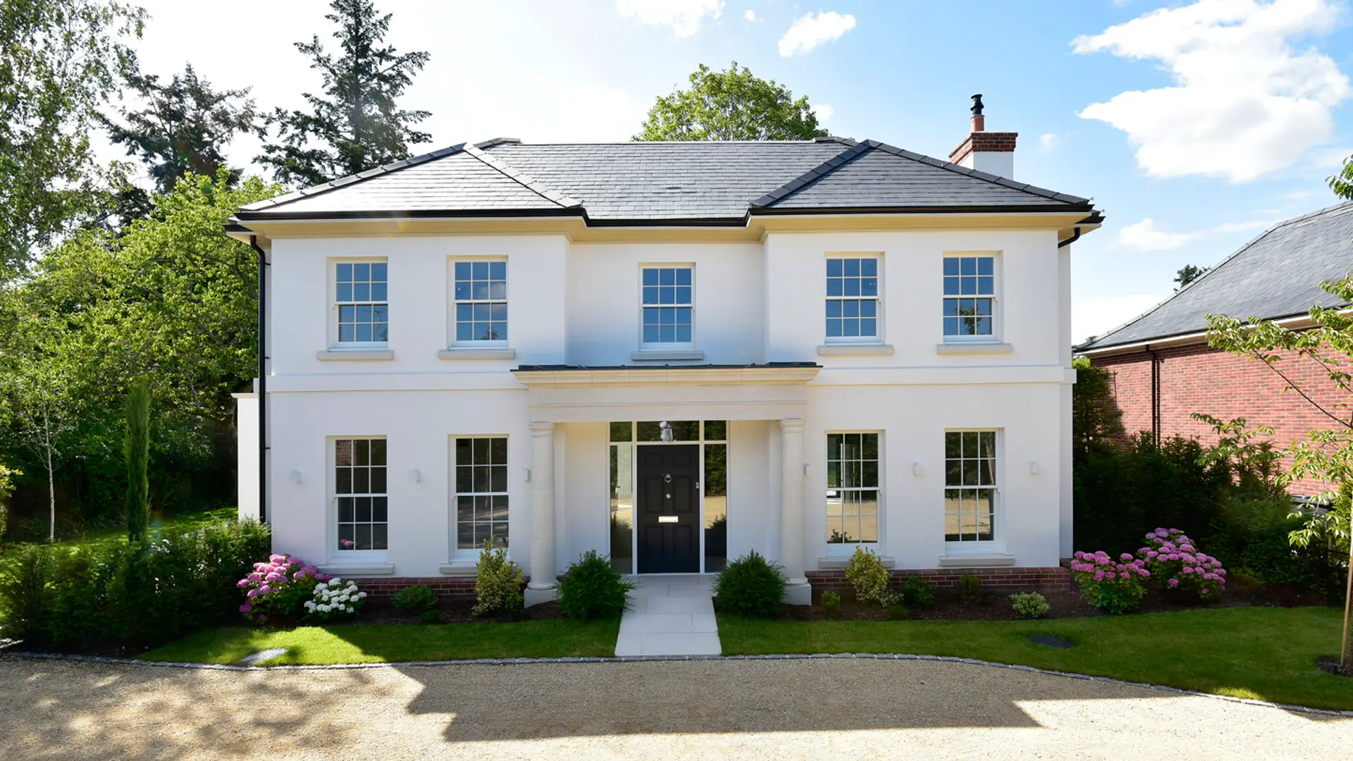 Sash Windows White Exterior 87 - Sash window in White