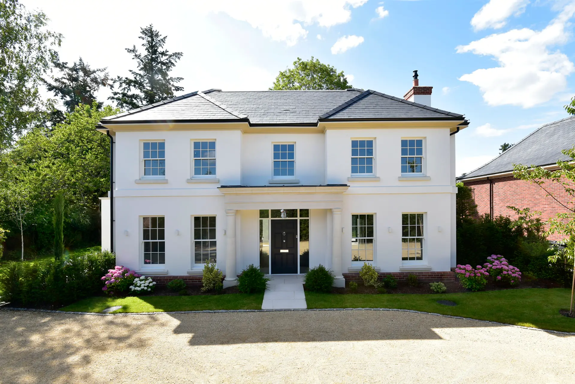 Sash Windows White Exterior 87 - Sash window in White